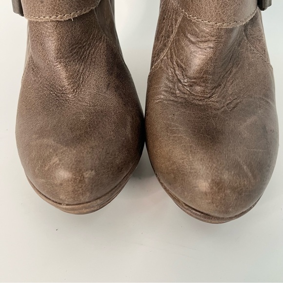 DV by Dolce vita 6 Dempsey booties taupe leather high heel womens - Picture 7 of 14